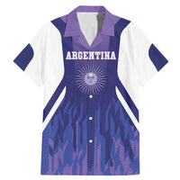 Custom Argentina 2025 Football Family Matching Mermaid Dress and Hawaiian Shirt Purple Version