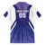 Custom Argentina 2025 Football Family Matching Off The Shoulder Long Sleeve Dress and Hawaiian Shirt Purple Version