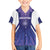 Custom Argentina 2025 Football Family Matching Off The Shoulder Long Sleeve Dress and Hawaiian Shirt Purple Version