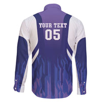 Custom Argentina 2025 Football Family Matching Short Sleeve Bodycon Dress and Hawaiian Shirt Purple Version