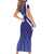 Custom Argentina 2025 Football Family Matching Short Sleeve Bodycon Dress and Hawaiian Shirt Purple Version