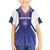 Custom Argentina 2025 Football Family Matching Short Sleeve Bodycon Dress and Hawaiian Shirt Purple Version