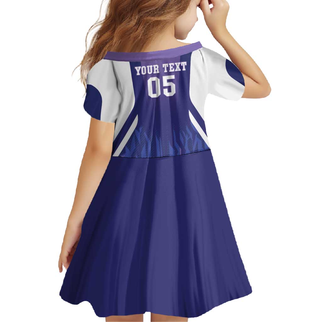 Custom Argentina 2025 Football Family Matching Summer Maxi Dress and Hawaiian Shirt Purple Version