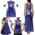 Custom Argentina 2025 Football Family Matching Tank Maxi Dress and Hawaiian Shirt Purple Version