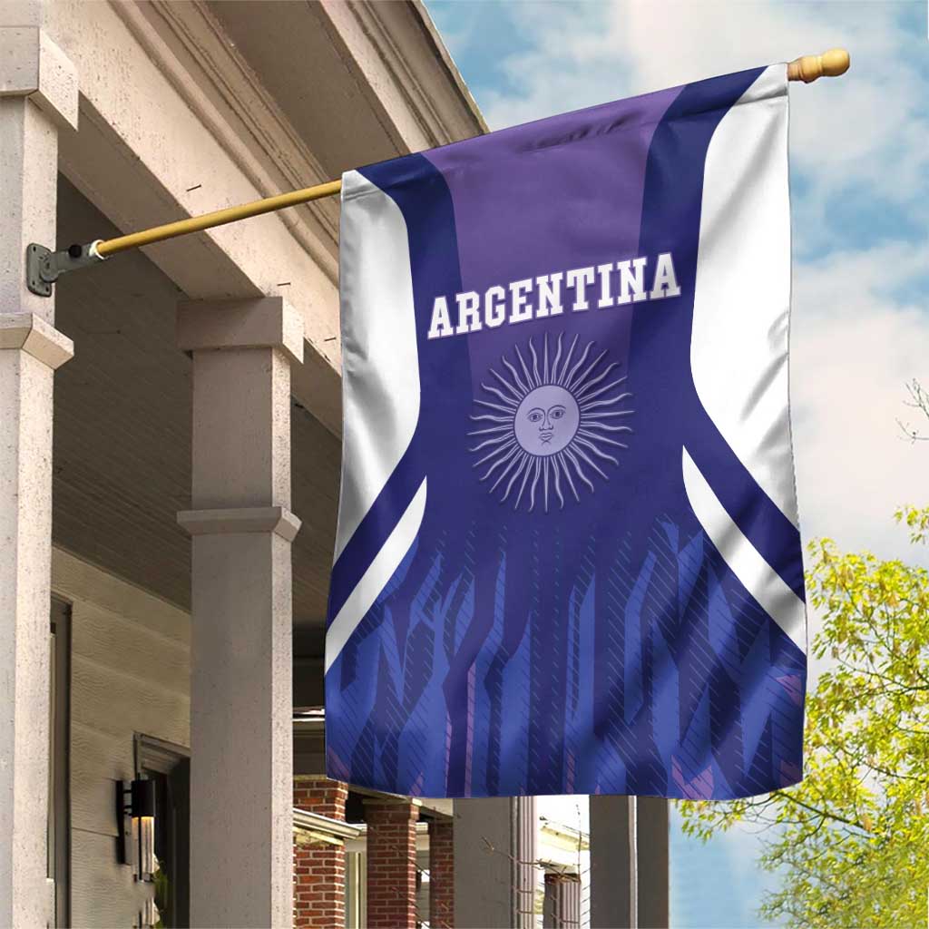 Argentina 2025 Football Garden Flag Purple Version