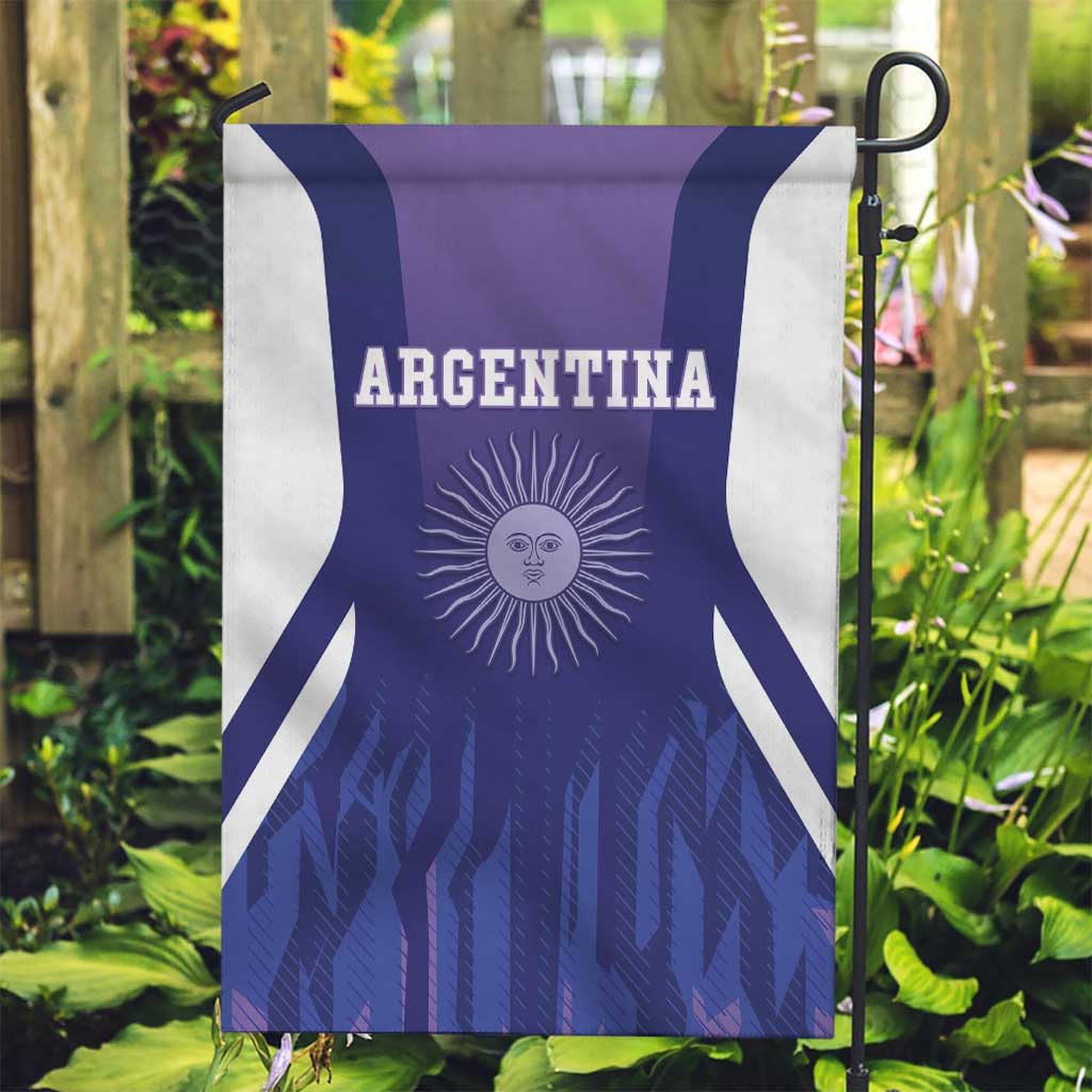 Argentina 2025 Football Garden Flag Purple Version