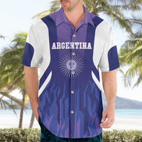 Custom Argentina 2025 Football Hawaiian Shirt Purple Version