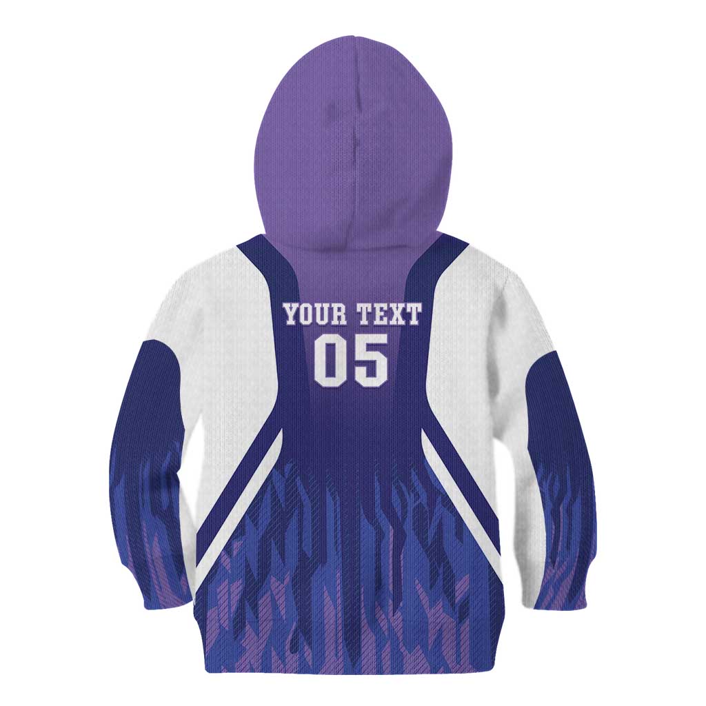 Custom Argentina 2025 Football Kid Hoodie Purple Version