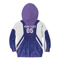 Custom Argentina 2025 Football Kid Hoodie Purple Version