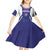 Custom Argentina 2025 Football Kid Short Sleeve Dress Purple Version