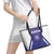 Argentina 2025 Football Leather Tote Bag Purple Version