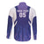Custom Argentina 2025 Football Long Sleeve Button Shirt Purple Version