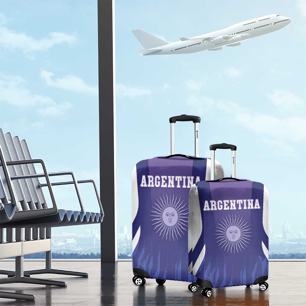 Argentina 2025 Football Luggage Cover Purple Version