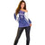 Custom Argentina 2025 Football Off Shoulder Sweater Purple Version
