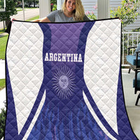 Argentina 2025 Football Quilt Purple Version