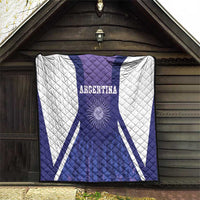 Argentina 2025 Football Quilt Purple Version