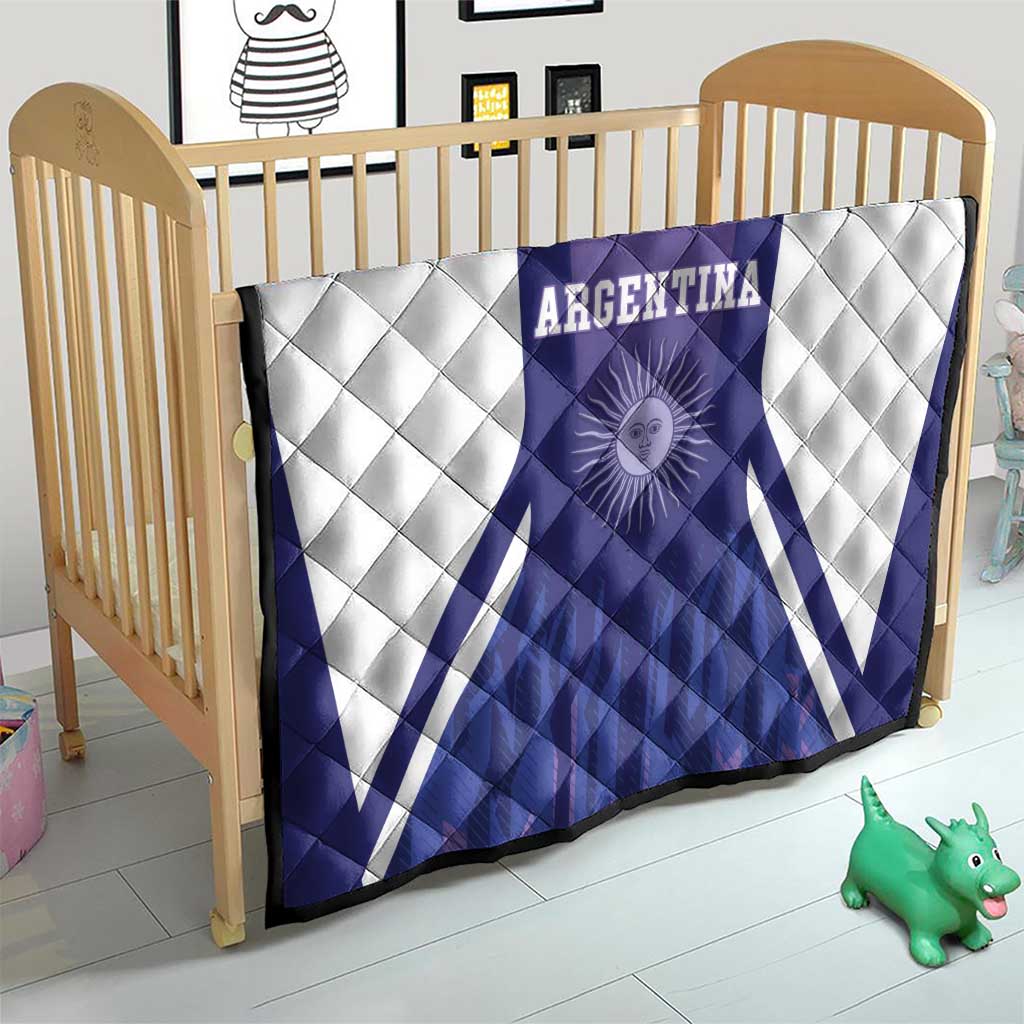 Argentina 2025 Football Quilt Purple Version