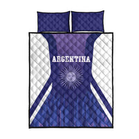 Argentina 2025 Football Quilt Bed Set Purple Version