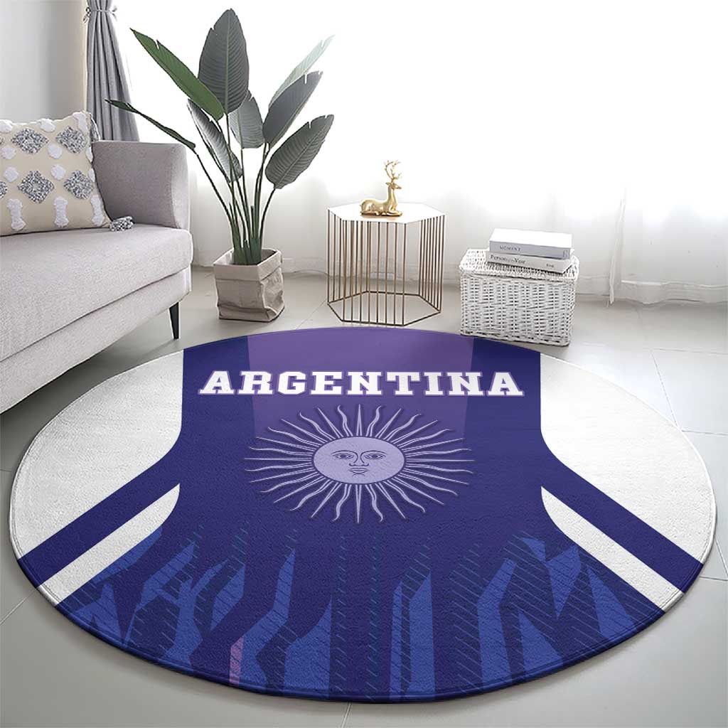 Argentina 2025 Football Round Carpet Purple Version