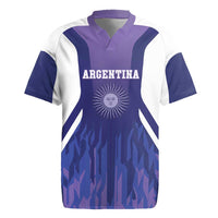 Custom Argentina 2025 Football Rugby Jersey Purple Version
