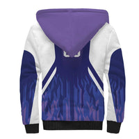 Custom Argentina 2025 Football Sherpa Hoodie Purple Version