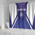 Argentina 2025 Football Shower Curtain Purple Version