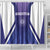 Argentina 2025 Football Shower Curtain Purple Version