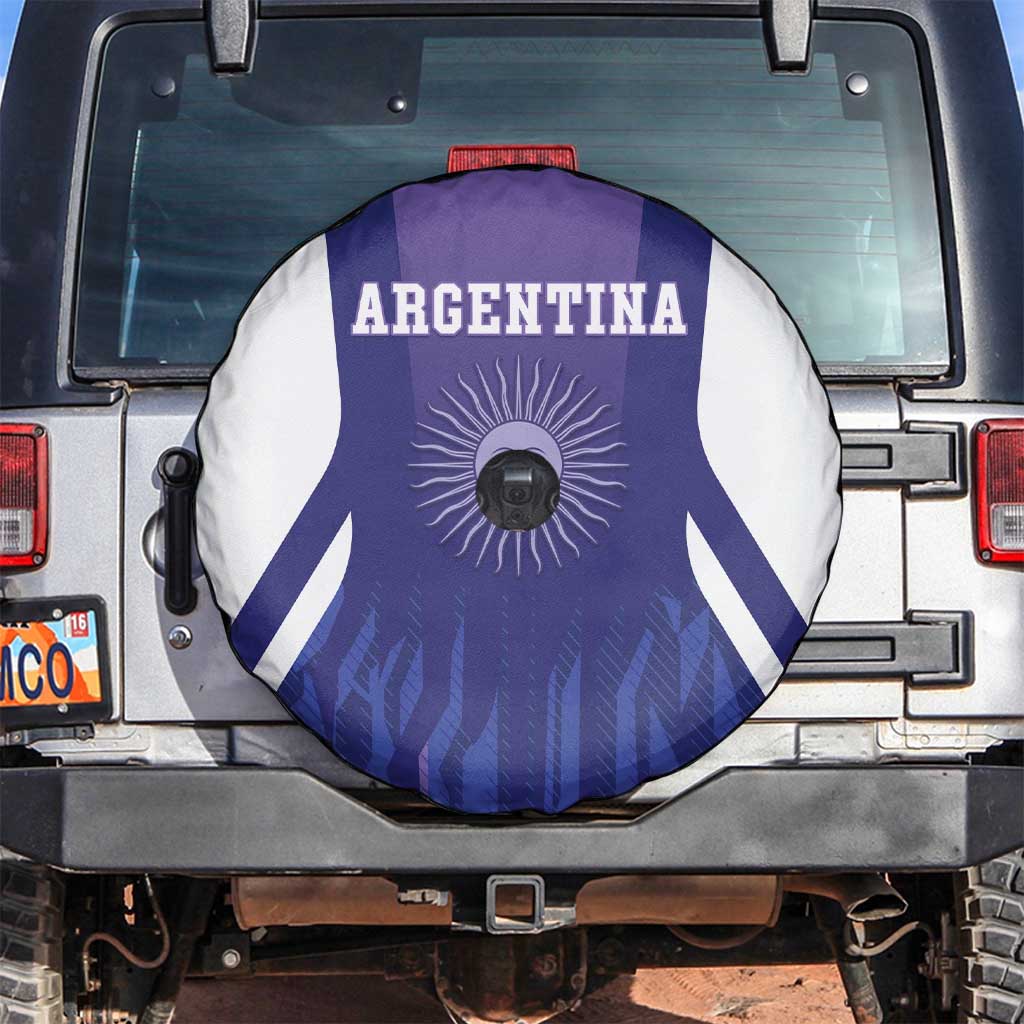 Argentina 2025 Football Spare Tire Cover Purple Version