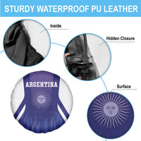 Argentina 2025 Football Spare Tire Cover Purple Version