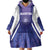Custom Argentina 2025 Football Wearable Blanket Hoodie Purple Version