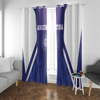 Argentina 2025 Football Window Curtain Purple Version