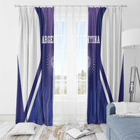 Argentina 2025 Football Window Curtain Purple Version