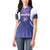 Custom Argentina 2025 Football Women Polo Shirt Purple Version
