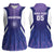 Custom Argentina 2025 Football Women Sleeveless Polo Shirt Purple Version