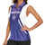 Custom Argentina 2025 Football Women Sleeveless Polo Shirt Purple Version