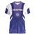 Custom Argentina 2025 Football Women V-Neck T-Shirt Purple Version