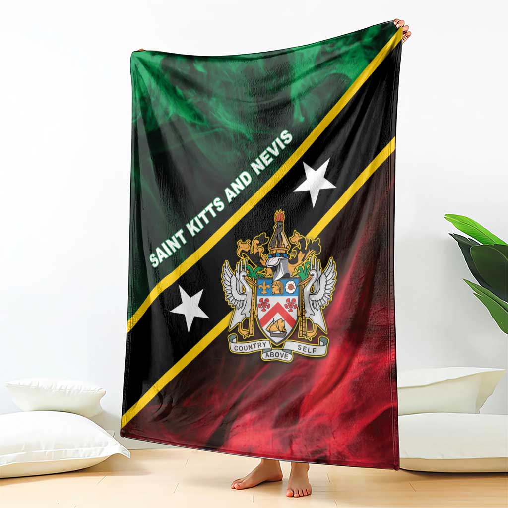Saint Kitts and Nevis Blanket Flag Style With Stars