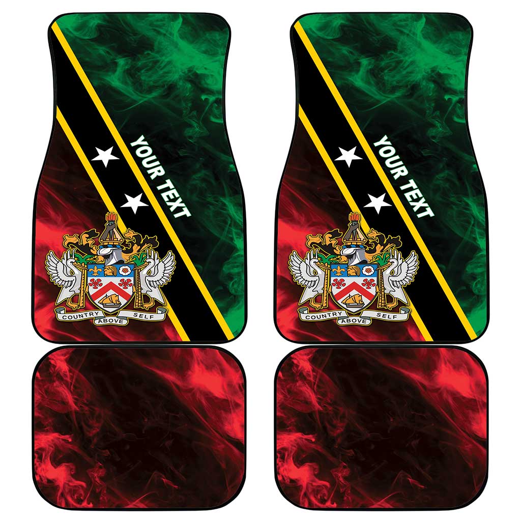 Saint Kitts and Nevis Car Mats Flag Style With Stars
