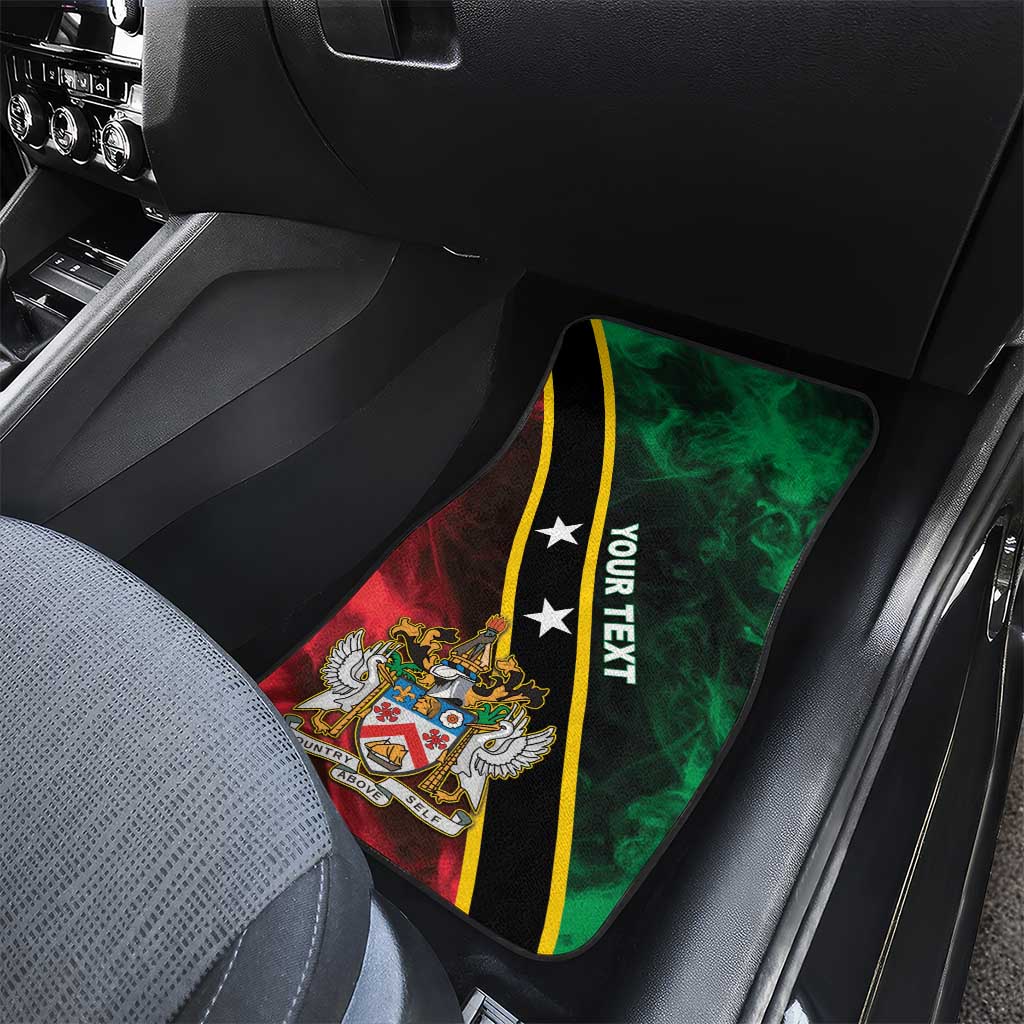 Saint Kitts and Nevis Car Mats Flag Style With Stars