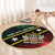 Saint Kitts and Nevis Round Carpet Flag Style With Stars