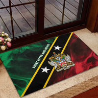 Saint Kitts and Nevis Rubber Doormat Flag Style With Stars