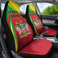 Saint Kitts and Nevis Car Seat Cover Coat Of Arms Sporty Style