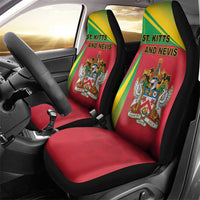 Saint Kitts and Nevis Car Seat Cover Coat Of Arms Sporty Style