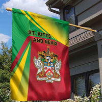 Saint Kitts and Nevis Garden Flag Coat Of Arms Sporty Style