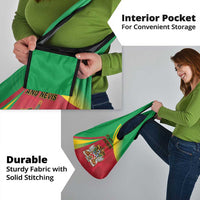 Saint Kitts and Nevis Grocery Bag Coat Of Arms Sporty Style