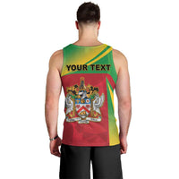 Personalized Saint Kitts and Nevis Men Tank Top Coat Of Arms Sporty Style