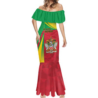 Personalized Saint Kitts and Nevis Mermaid Dress Coat Of Arms Sporty Style