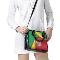 Saint Kitts and Nevis Shoulder Handbag Coat Of Arms Sporty Style