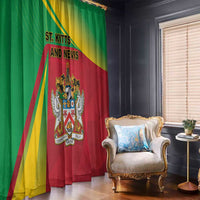 Saint Kitts and Nevis Window Curtain Coat Of Arms Sporty Style