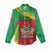 Personalized Saint Kitts and Nevis Women Casual Shirt Coat Of Arms Sporty Style